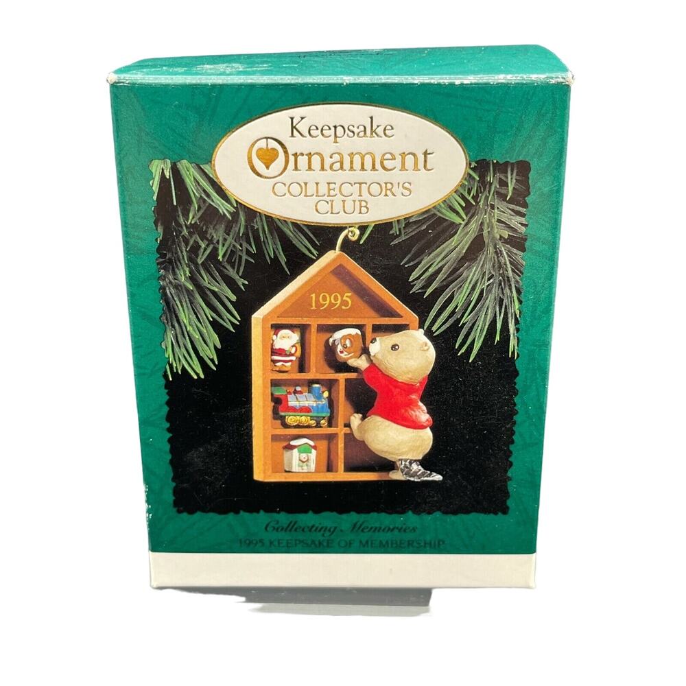 Hallmark Christmas Ornament Collectors Club 1995 Keepsake Collecting Memories